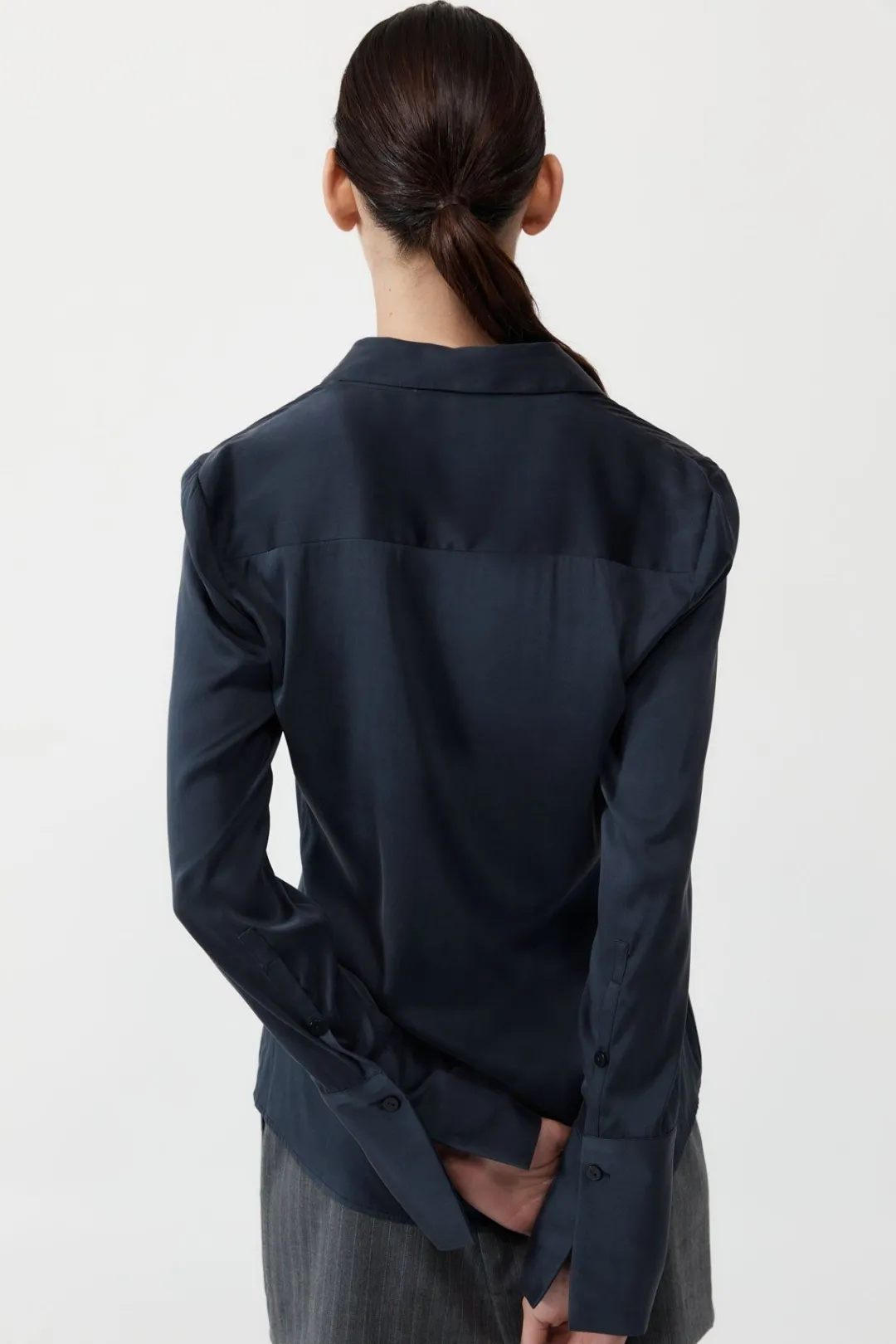 Shirts*St. Agni Soft Silk Shirt - Inkwell