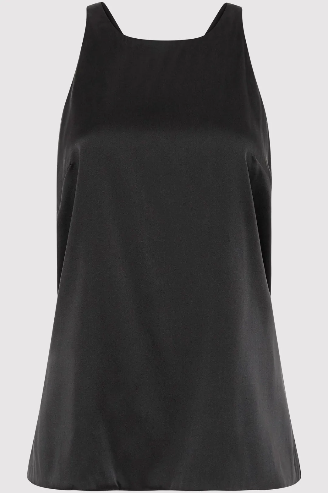 Tops*St. Agni Soft Silk Suspender Top - Black