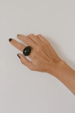 Jewellery*St. Agni Somni Ring - Black - Black - By Ayllón