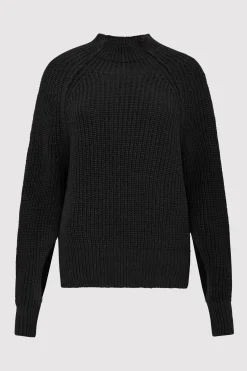 Jumpers*St. Agni Split Sleeve Jumper - Black