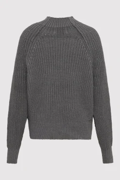 Knitwear*St. Agni Split Sleeve Jumper - Smoke