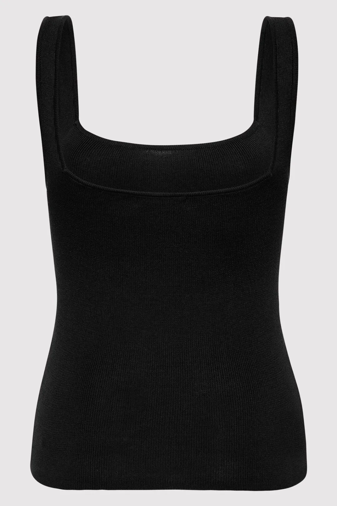 Knitwear*St. Agni Square Neck Knit Singlet - Black