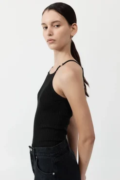 Singlets*St. Agni Square Tank - Black