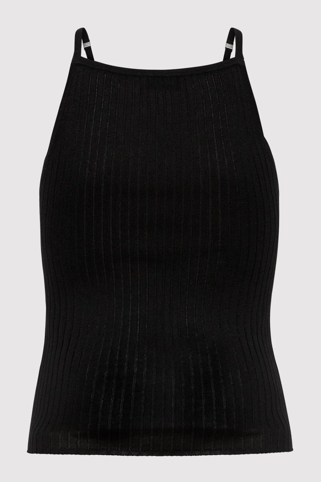 Tops*St. Agni Square Tank - Black