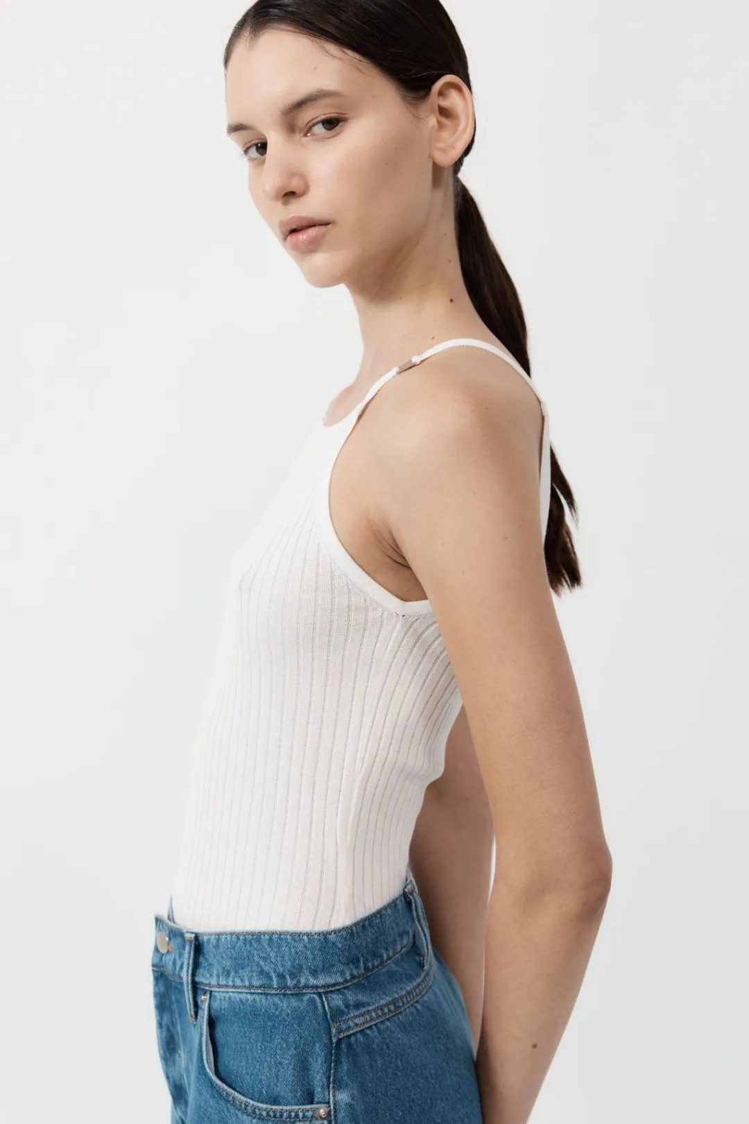 Basics*St. Agni Square Tank - White