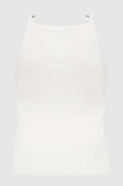 Tops*St. Agni Square Tank - White
