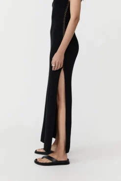 Dresses*St. Agni Stitch Detail Dress - Black