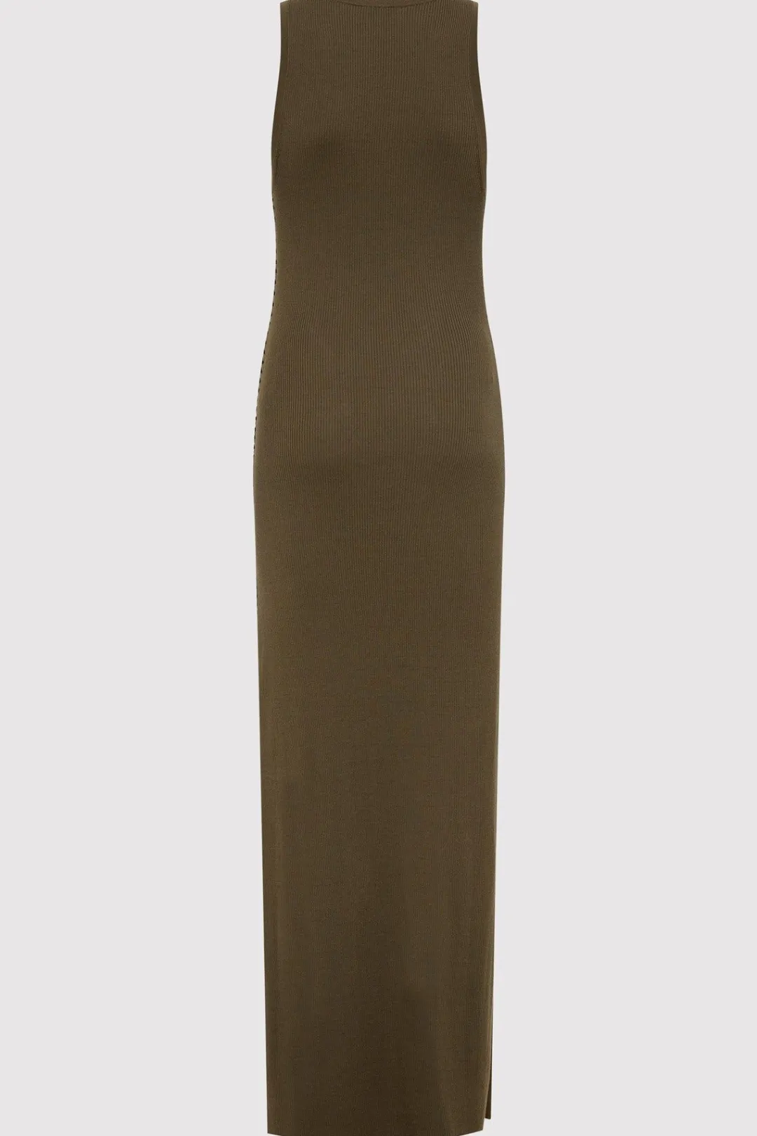 Basics*St. Agni Stitch Detail Dress - Kelp