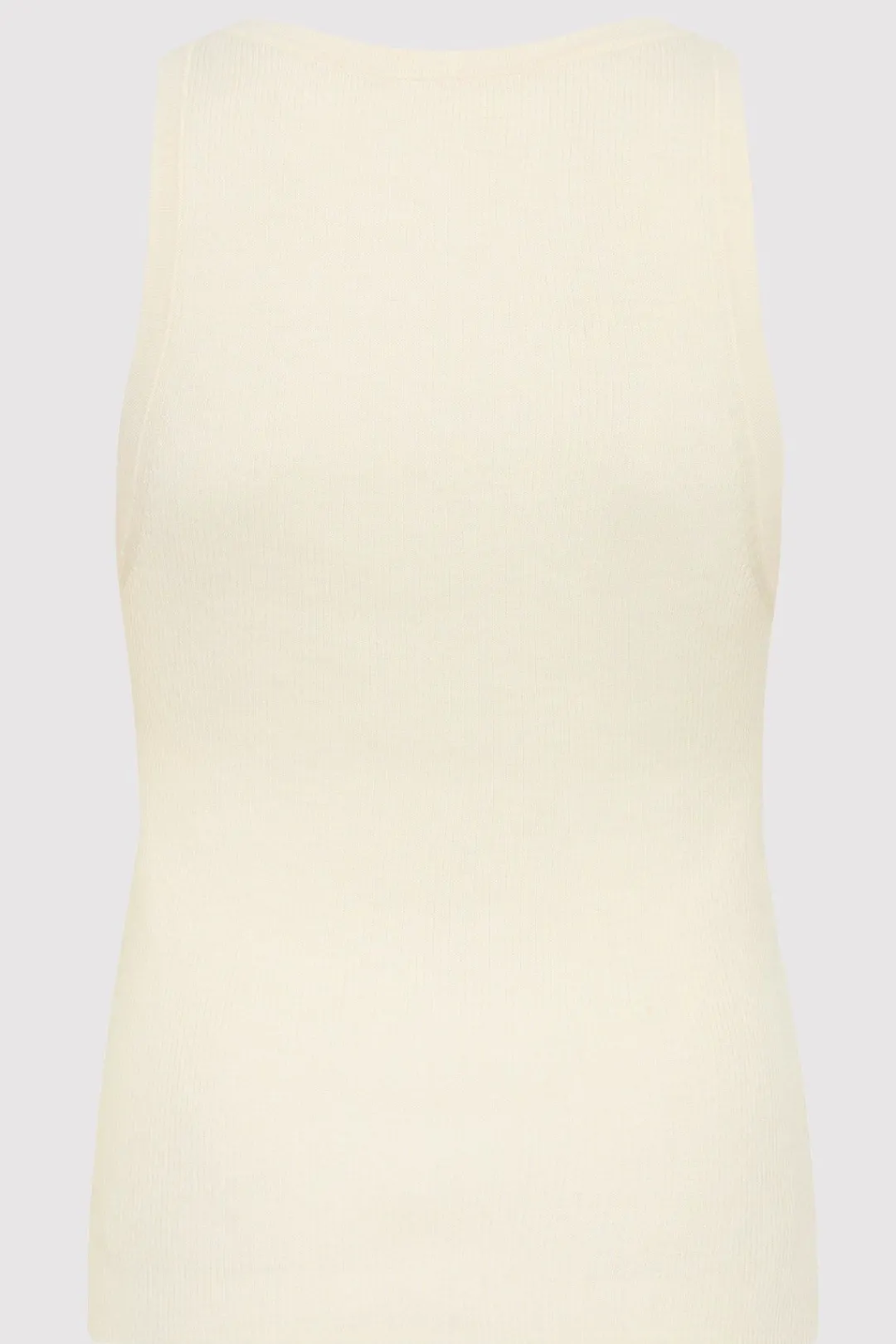 Singlets*St. Agni Stitch Detail Tank - Ivory