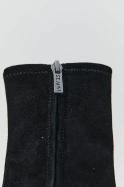 Heels*St. Agni Suede Ankle Boot - Black
