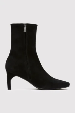 Heels*St. Agni Suede Ankle Boot - Black