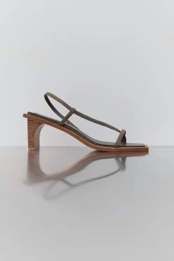 Heels*St. Agni Suede Strap Heel - Kelp
