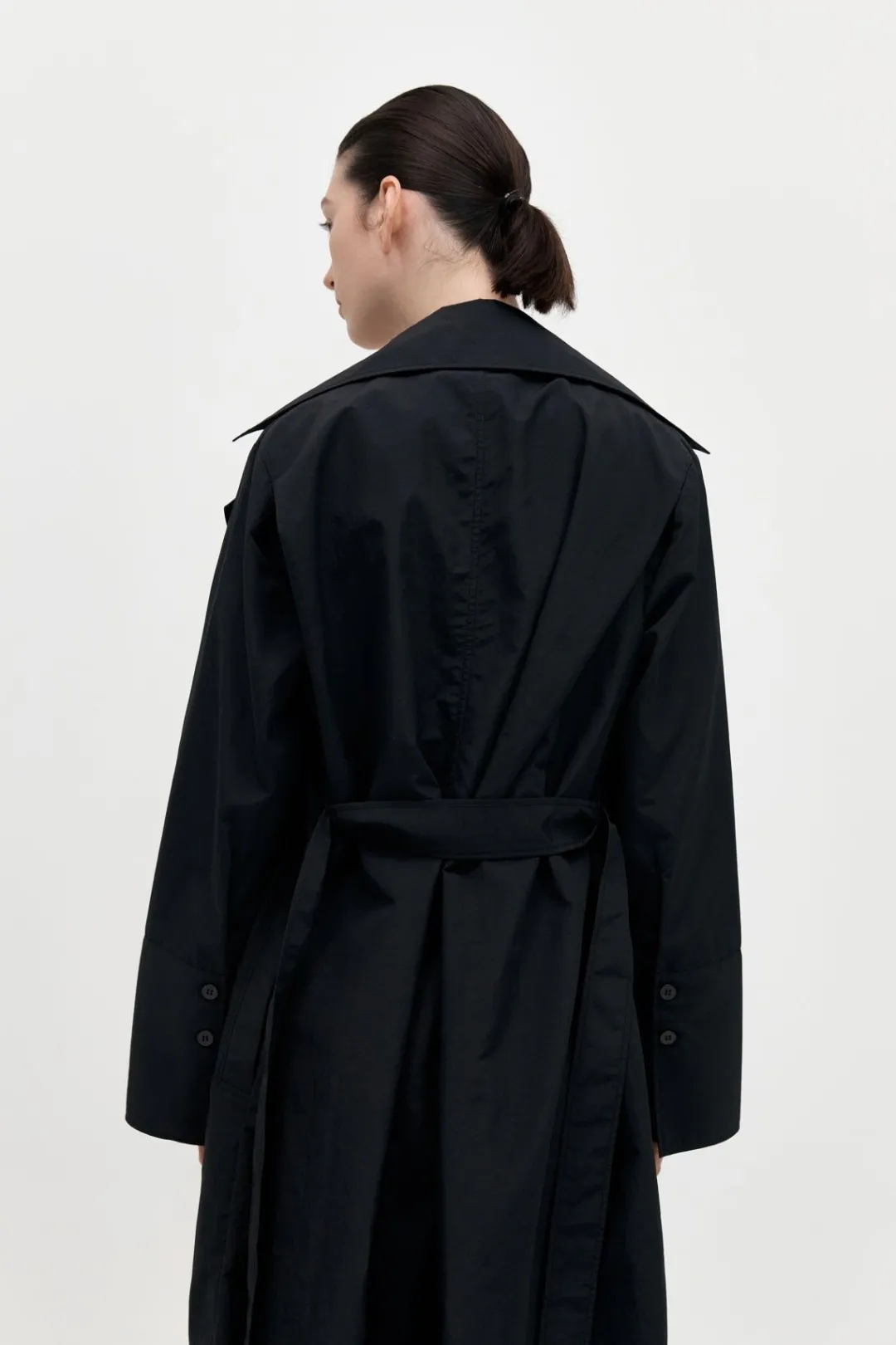 Jackets*St. Agni Summer Trench Coat - Black