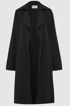 Jackets*St. Agni Summer Trench Coat - Black
