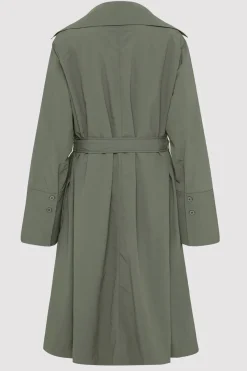 Jackets*St. Agni Summer Trench Coat - Thyme