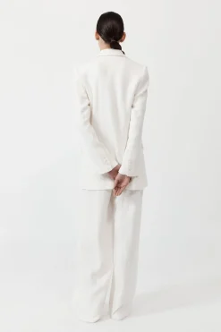 Tailoring*St. Agni Tailored Linen Pants - Ivory