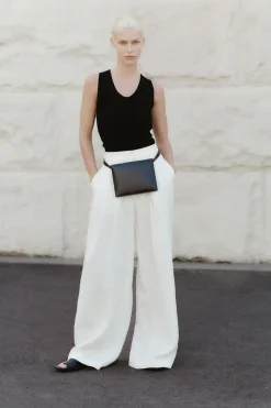 Tailoring*St. Agni Tailored Linen Pants - Ivory