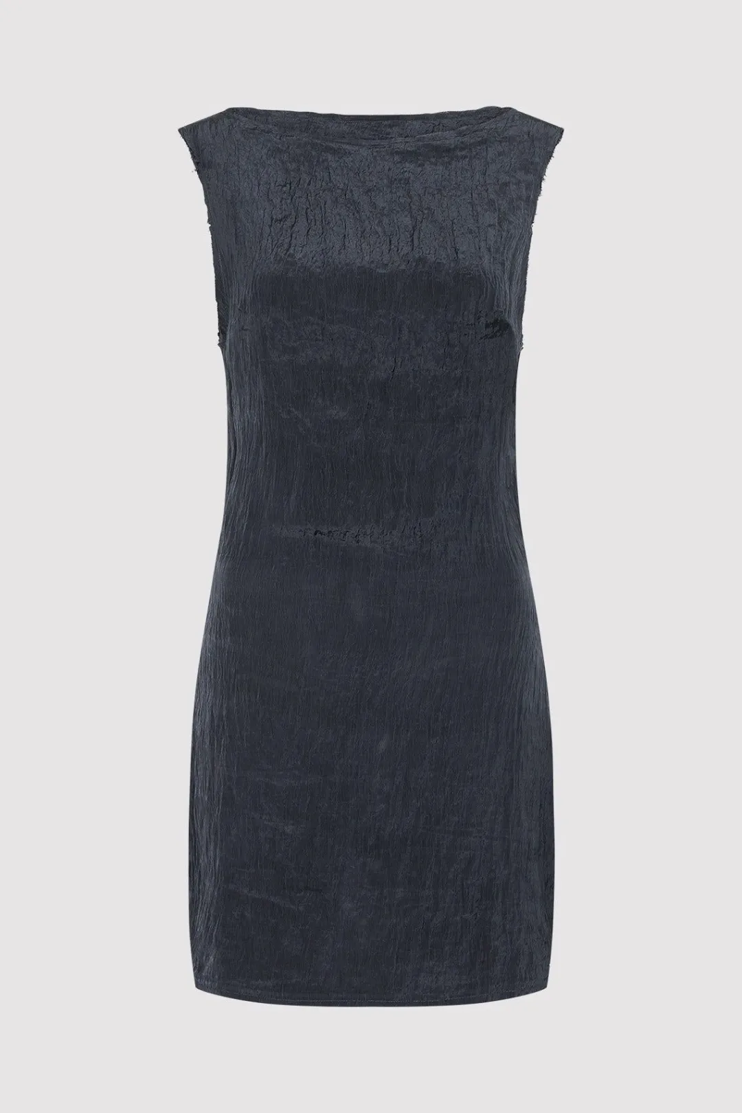 Dresses*St. Agni Textured Open Back Mini Dress - Ink