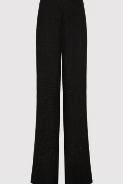Pants*St. Agni Textured Silk Pants - Black