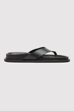 Slides*St. Agni Thong Slide - Black