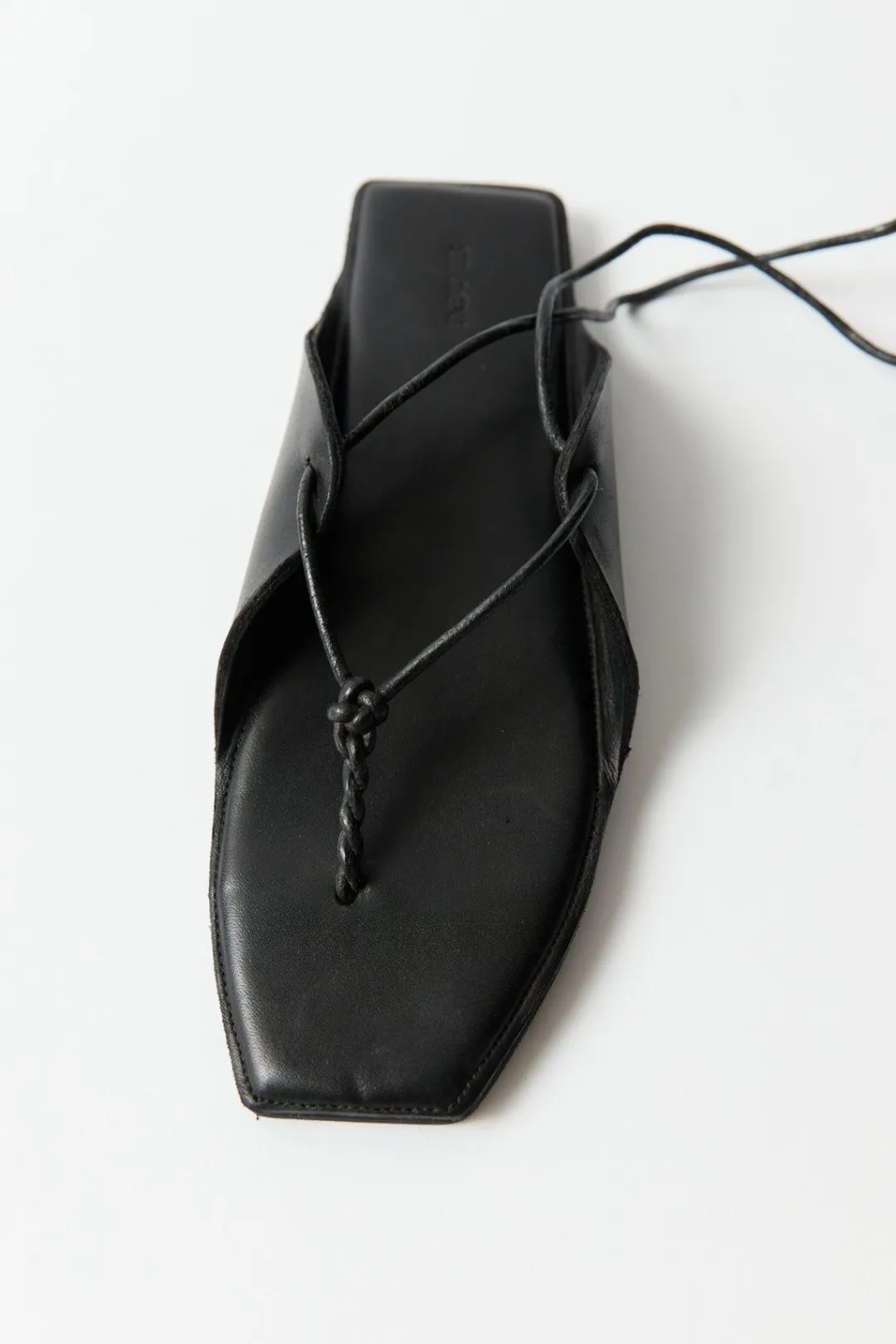 Sandals*St. Agni Tie Up Sandal - Black