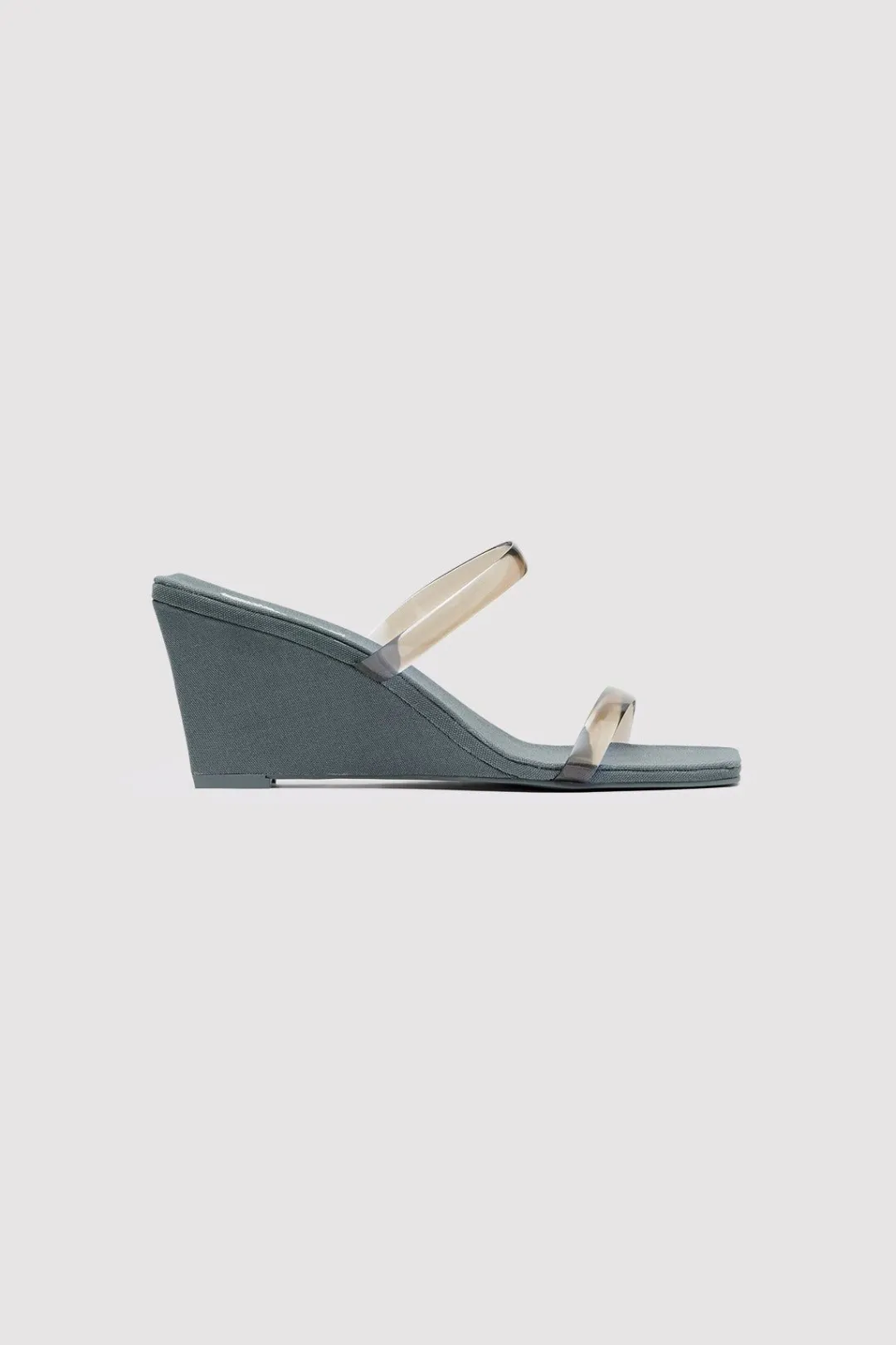 Wedges*St. Agni Transparent Wedge - Slate