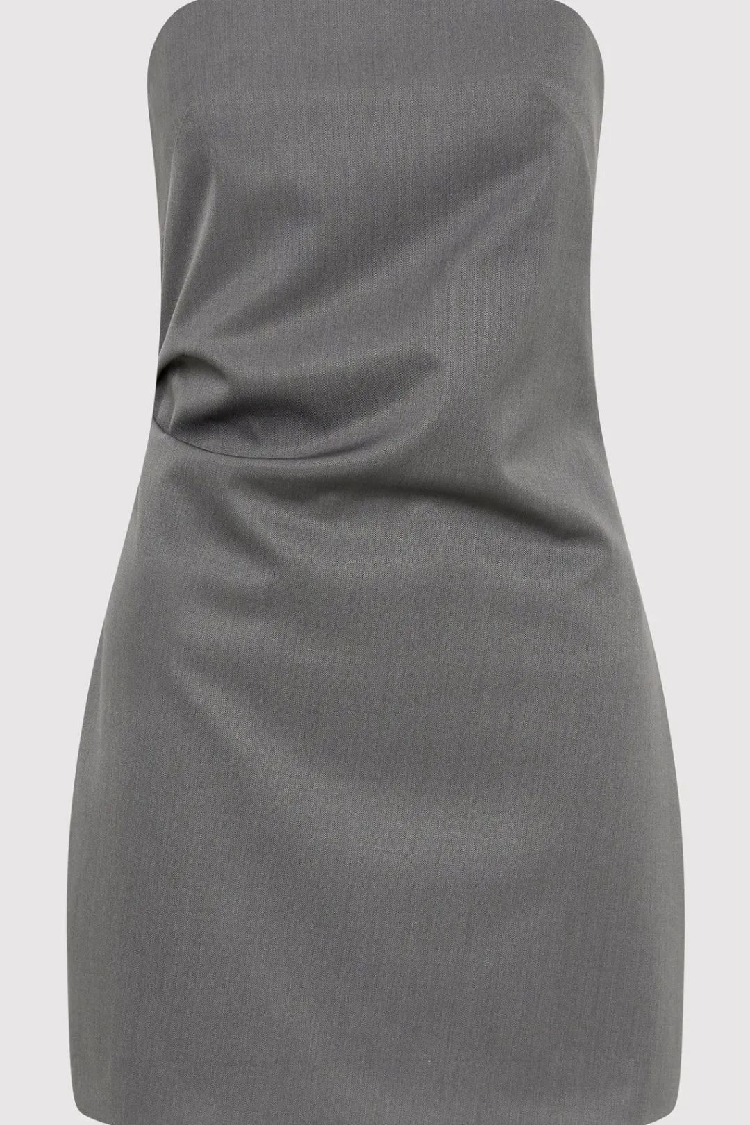 Dresses*St. Agni Tuck Mini Dress - Pewter Grey