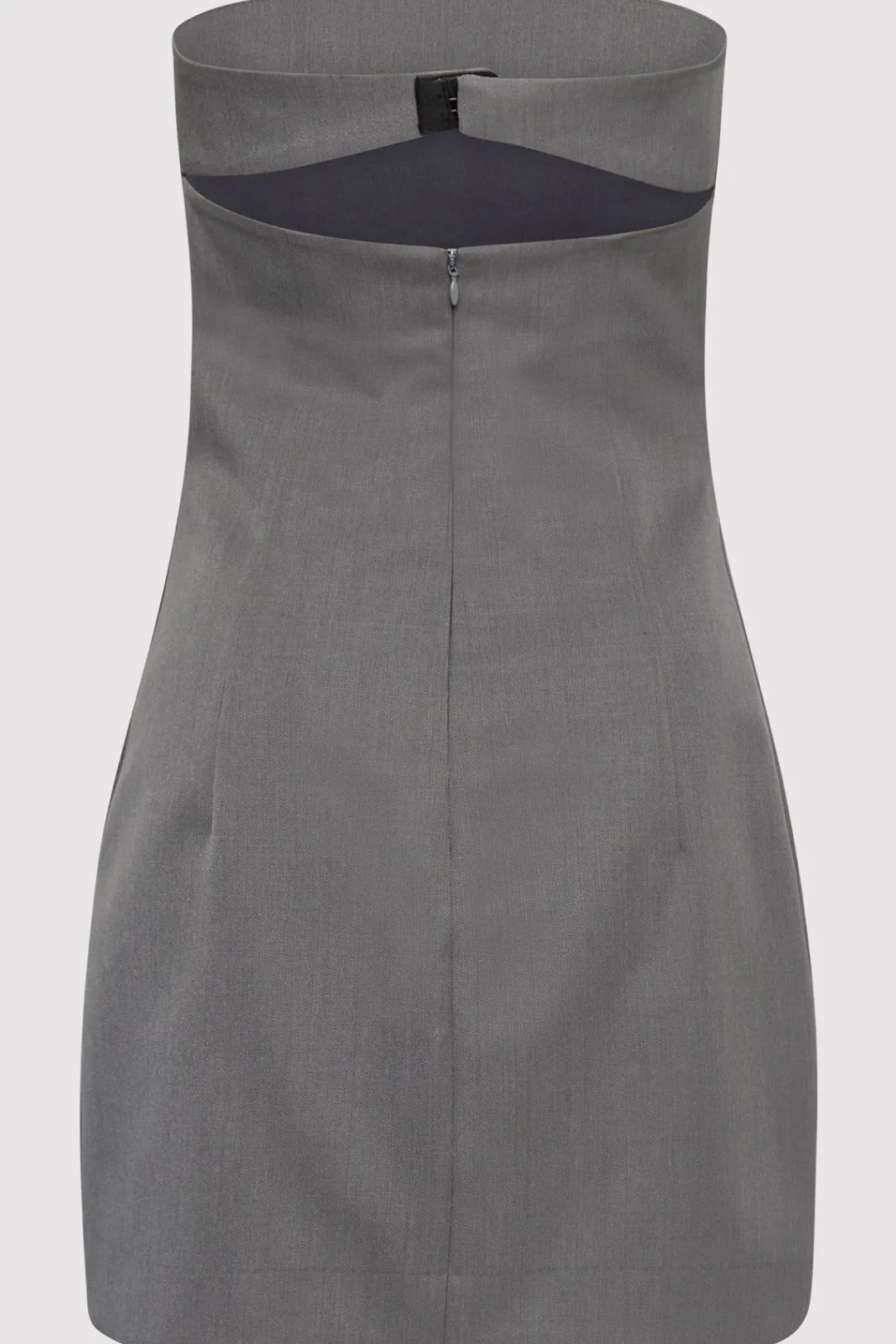 Tailoring*St. Agni Tuck Mini Dress - Pewter Grey