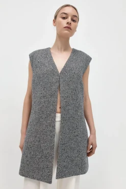 Tops*St. Agni Twill Vest - Ink Twill
