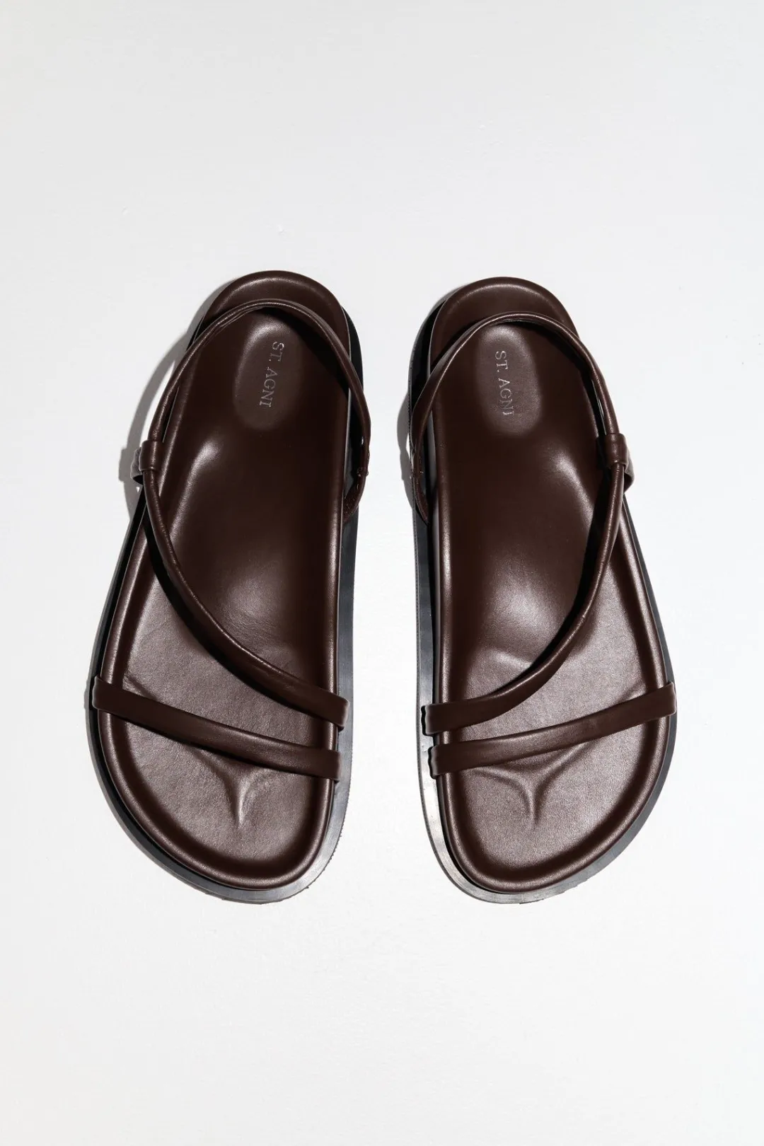 Sandals*St. Agni Twist Sandal - Chocolate