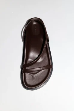 Sandals*St. Agni Twist Sandal - Chocolate
