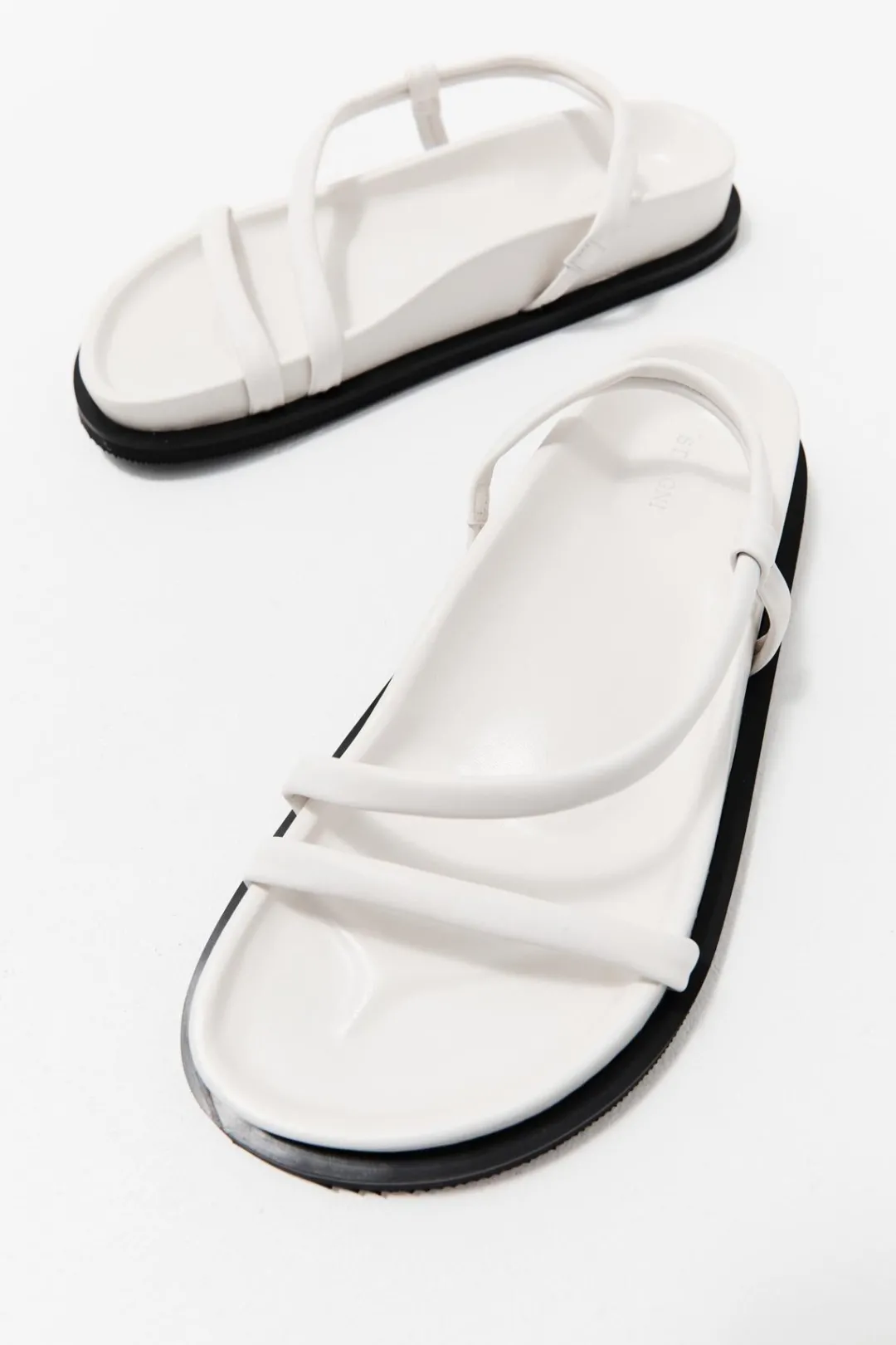 Sandals*St. Agni Twist Sandal - White