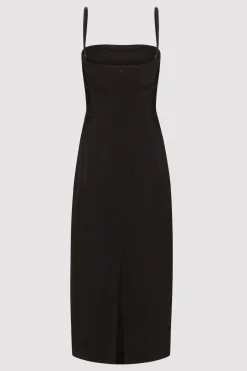 Tailoring*St. Agni Urbain Midi Dress - Black
