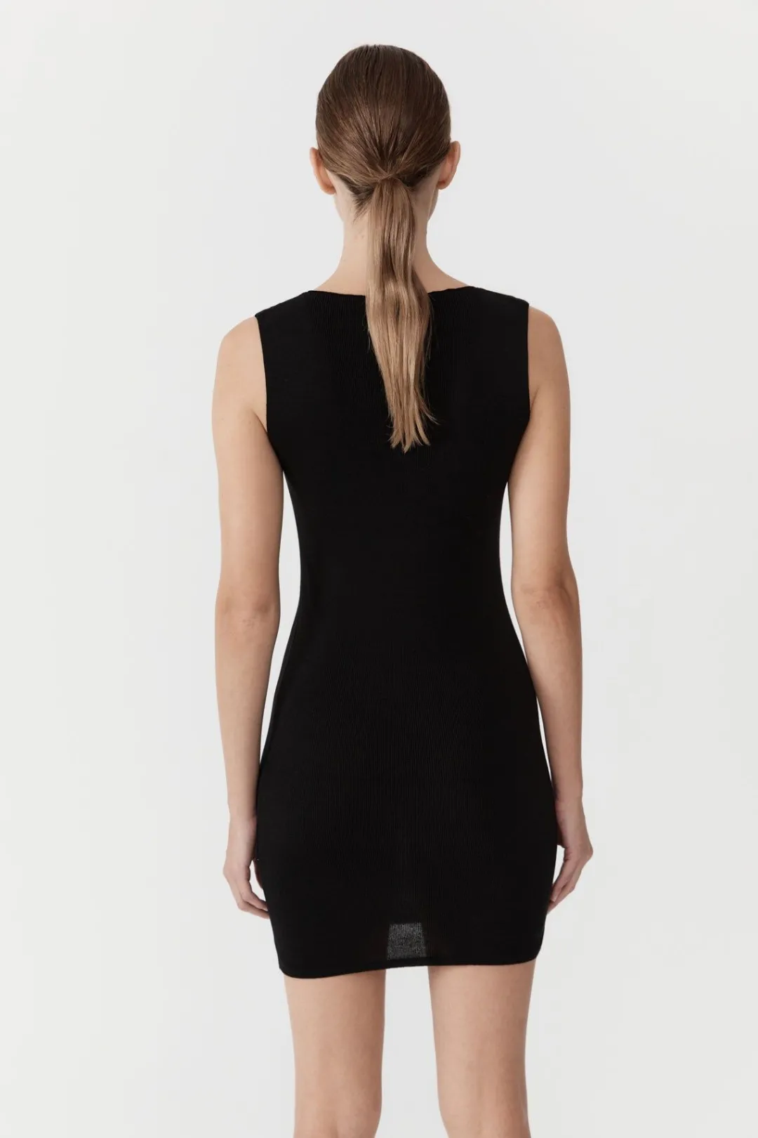 Knitwear*St. Agni Vas Knit Mini Dress - Black