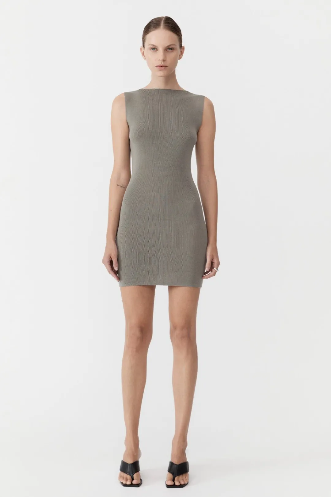Knitwear*St. Agni Vas Knit Mini Dress - Shadow
