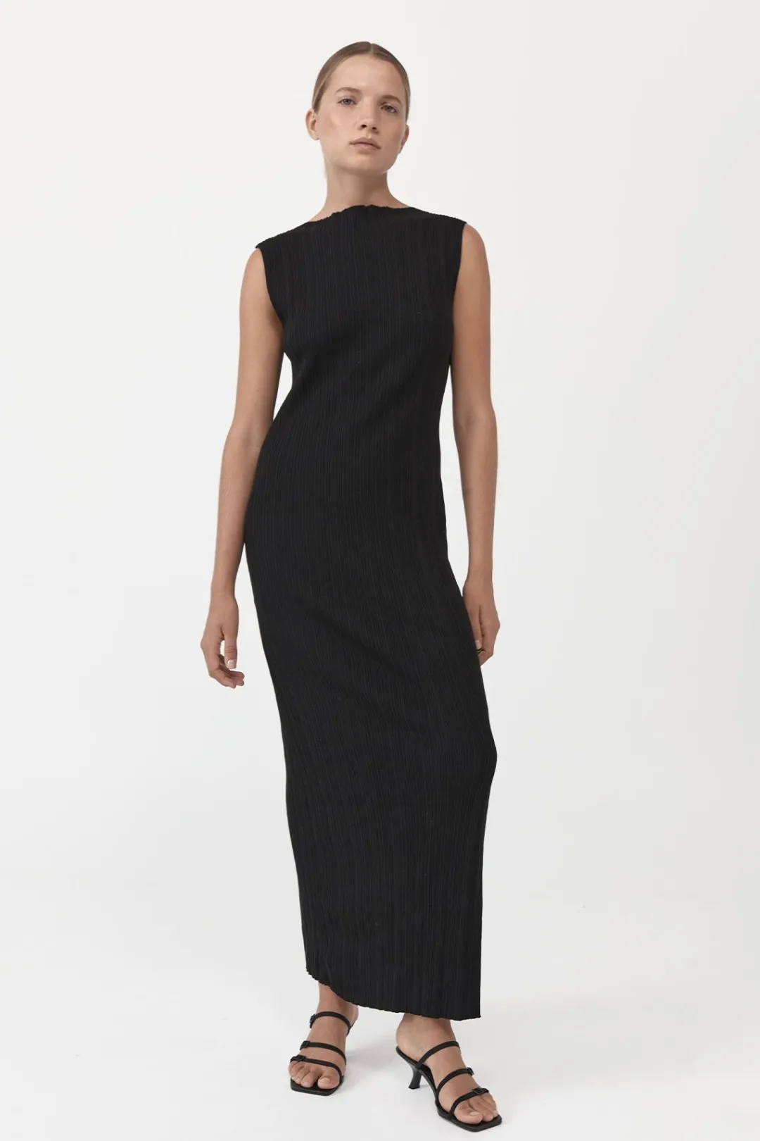 Dresses*St. Agni Vas Pleat Knit Dress - Black