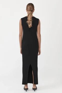 Dresses*St. Agni Vas Pleat Knit Dress - Black