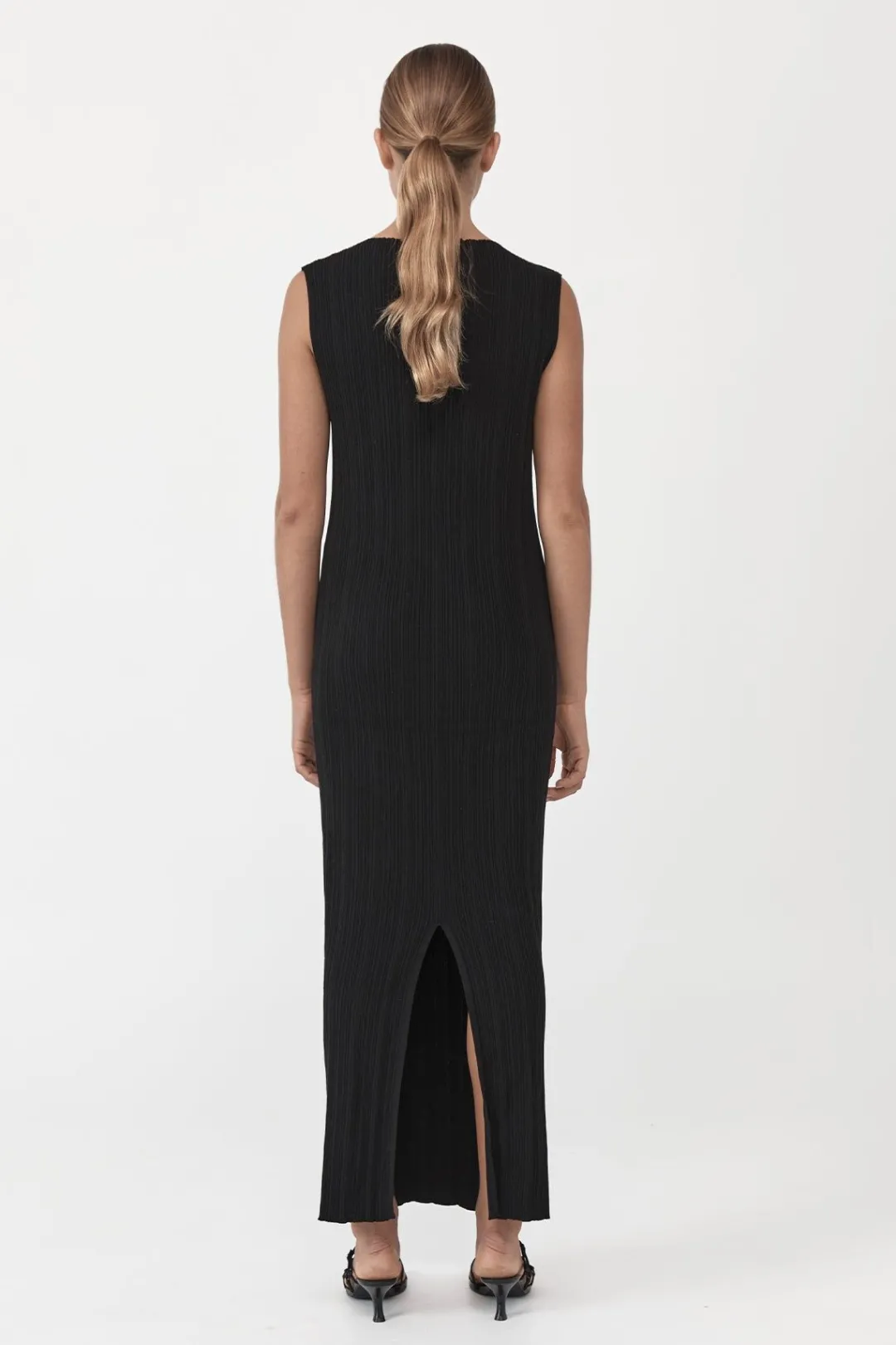 Dresses*St. Agni Vas Pleat Knit Dress - Black