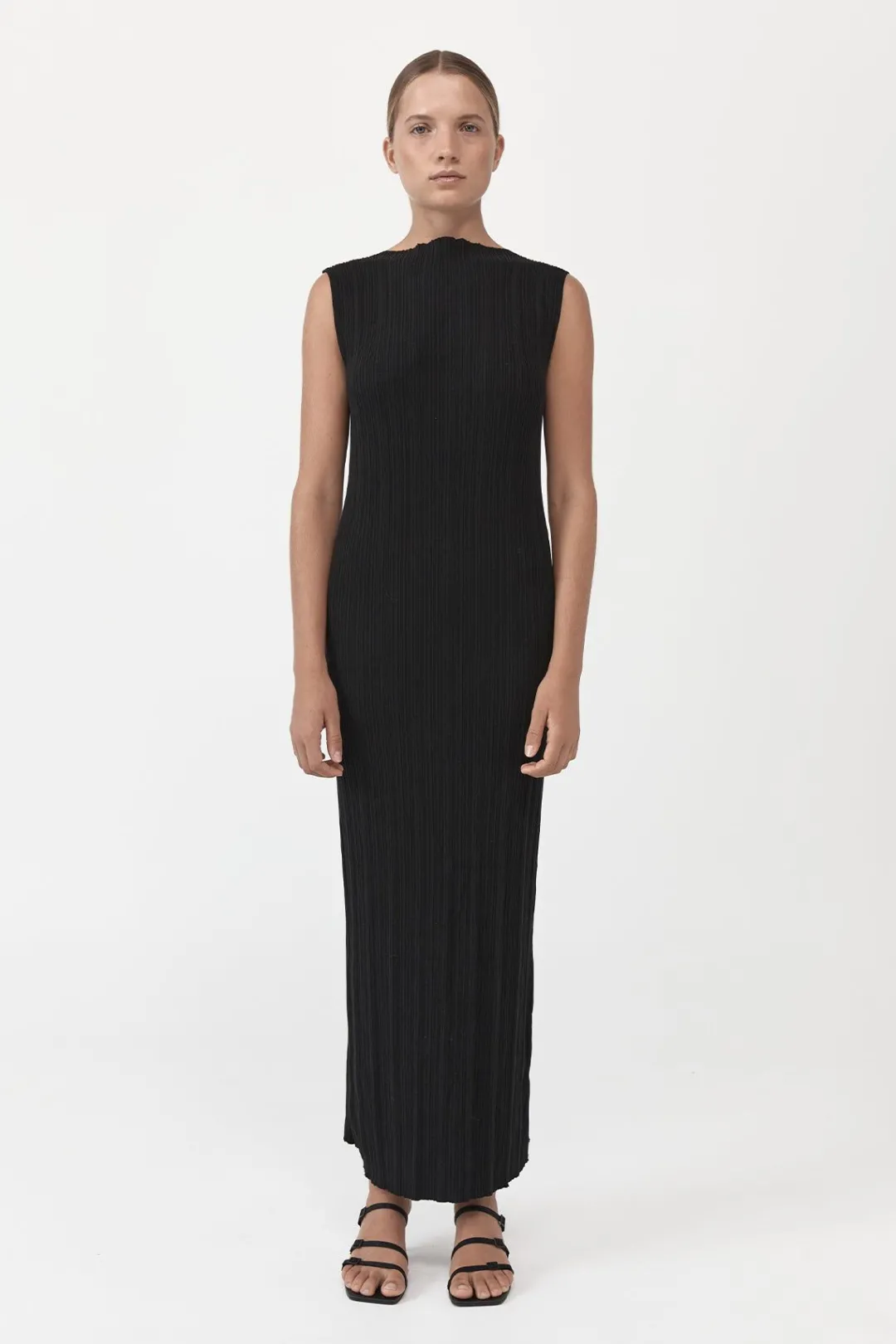 Dresses*St. Agni Vas Pleat Knit Dress - Black