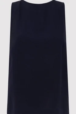 Tops*St. Agni Viscose Shell Top - Black