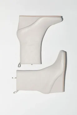 Boots*St. Agni Wedge Boot - Cool White