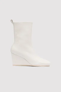 Wedges*St. Agni Wedge Boot - Cool White