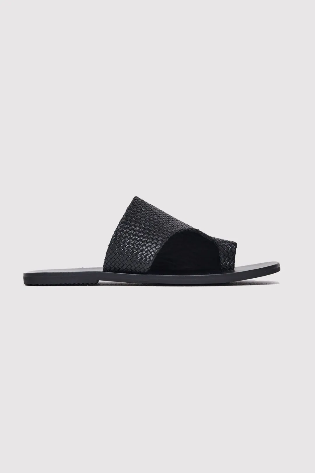 Slides*St. Agni Woven Abstract Slide - Black