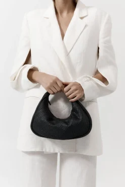 Bags*St. Agni Woven Bon Bon Bag - Black