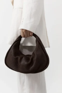 Bags*St. Agni Woven Bon Bon Bag - Chocolate