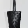 Bags*St. Agni Woven Bucket Bag - Black