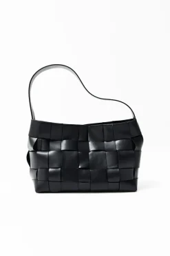 Bags*St. Agni Woven Mini Tote - Black