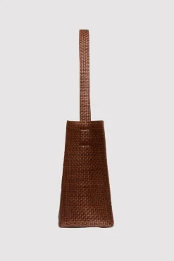 Bags*St. Agni Woven Minimal Mini Tote - Antique Tan