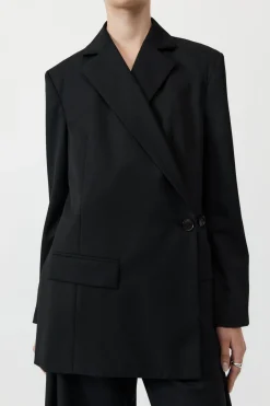 Jackets*St. Agni Wrap Blazer - Black