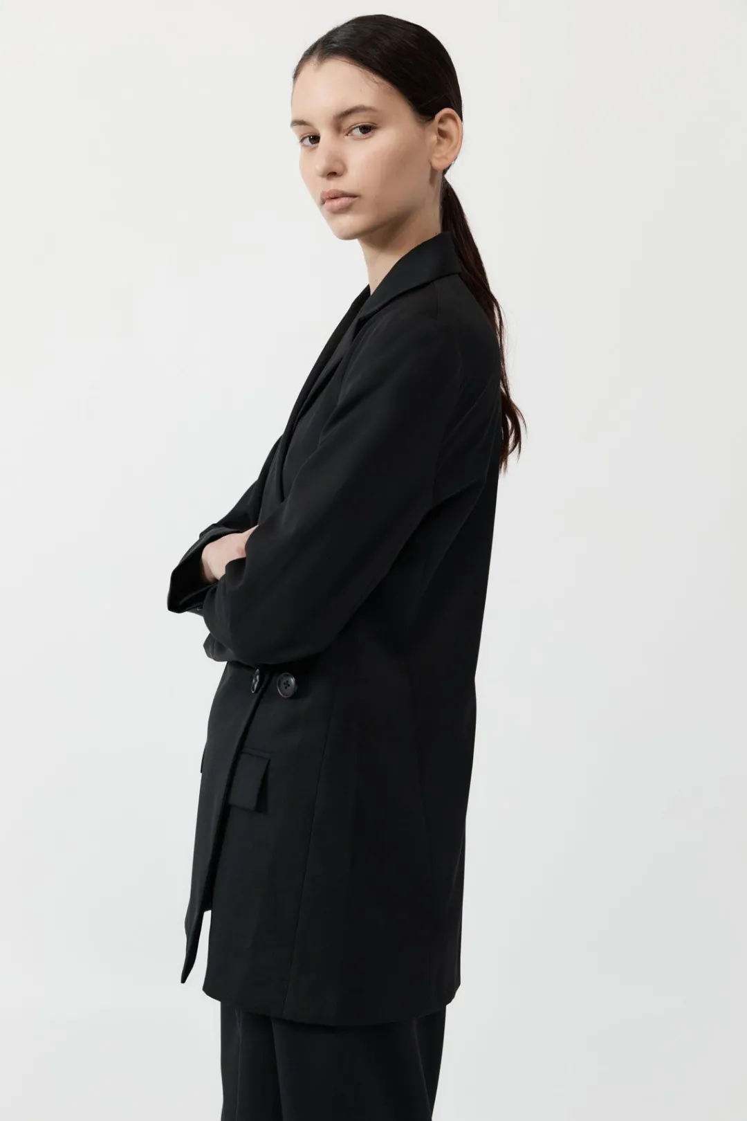 Jackets*St. Agni Wrap Blazer - Black
